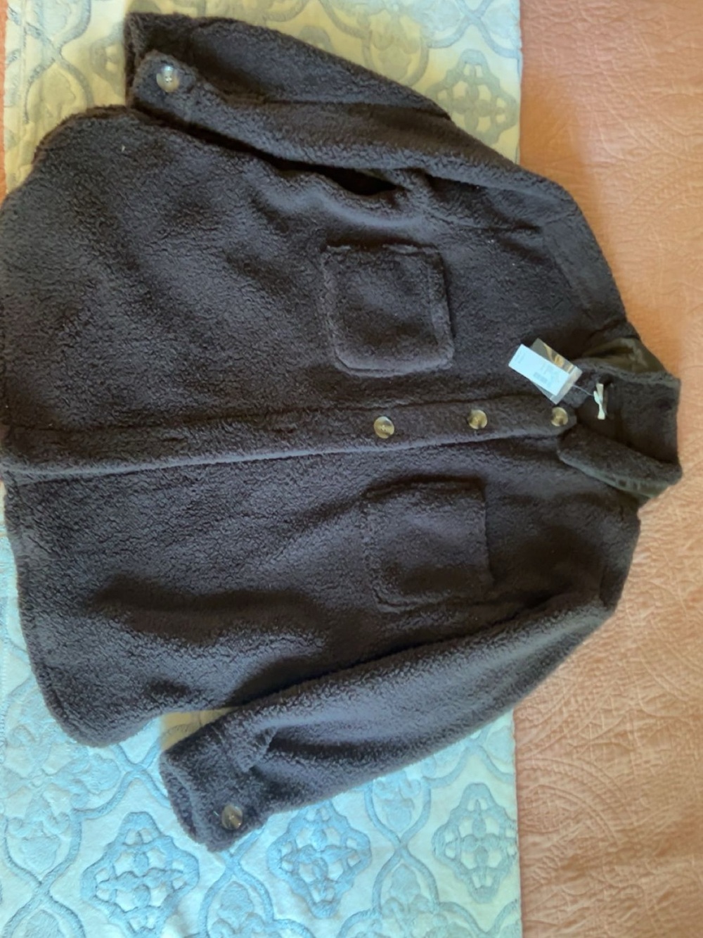 Maurices Dark Brown Teddy Jacket